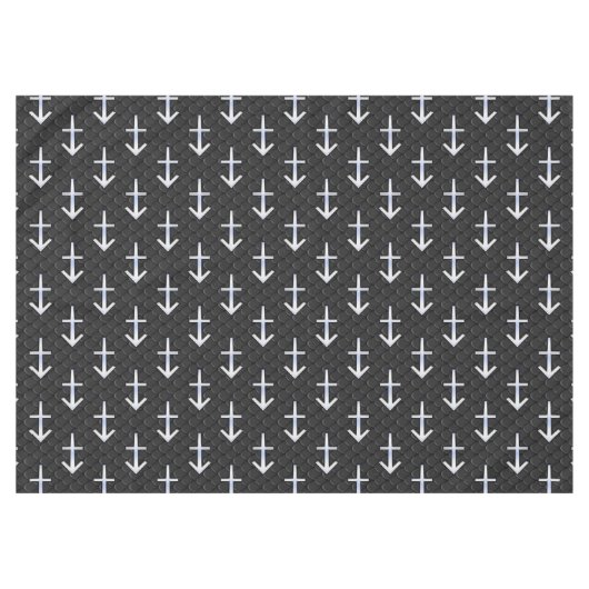 Modern Sagittarius Zodiac Sign on Snake Skin Tafelkleed (Voorkant (Horizontaal))