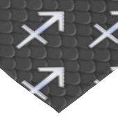 Modern Sagittarius Zodiac Sign on Snake Skin Tafelkleed (Gekanteld)