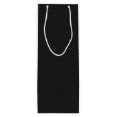 Modern Sagittarius Zodiac Sign on Snake Skin Wijn Cadeautas (Achterkant)