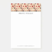 Modern Sakura Cherry Tree and Monkey Asian Post-it® Notes (Voorkant)