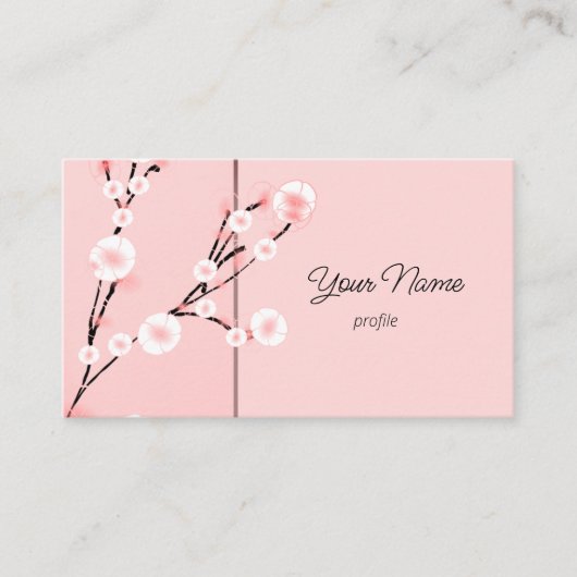 Modern Sakura Visitekaartje (Voorkant)