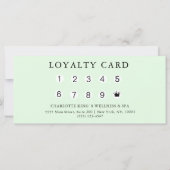 Modern, Salon, 10 - Loyaliteit Kaart (Achterkant)