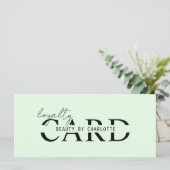 Modern, Salon, 10 - Loyaliteit Kaart (Staand voorkant)