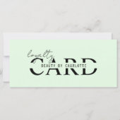 Modern, Salon, 10 - Loyaliteit Kaart (Voorkant)