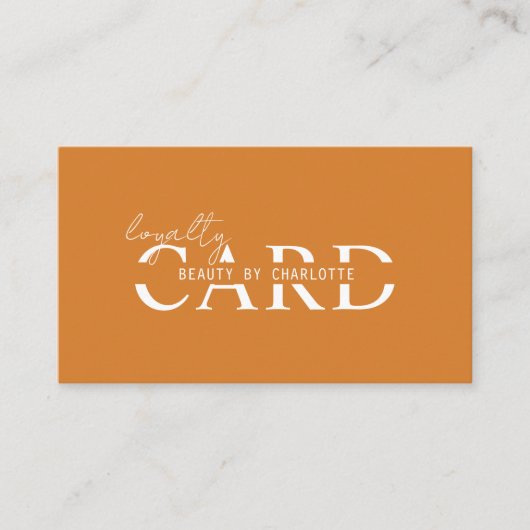 Modern, Salon, 10 - Loyaliteit Kaart (Voorkant)