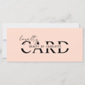 Modern, Salon, 10 - Loyaliteit Kaart (Voorkant)