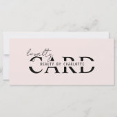 Modern, Salon, 10 - Loyaliteit Kaart (Voorkant)