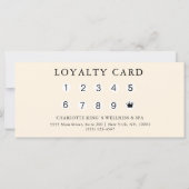 Modern, Salon, 10 - Loyaliteit Kaart (Achterkant)