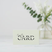 Modern, Salon, 10 - Loyaliteit Kaart (Staand voorkant)