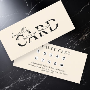 Modern, Salon, 10 - Loyaliteit Kaart