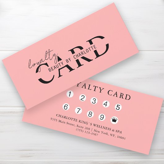 Modern, Salon, 10 - Loyaliteit Kaart