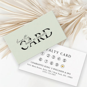 Modern, Salon, 10 - Loyaliteit Kaart