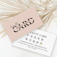 Modern, Salon, 10 - Loyaliteit Kaart