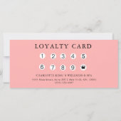 Modern, Salon, 10 - Loyaliteit Kaart (Achterkant)