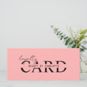Modern, Salon, 10 - Loyaliteit Kaart (Staand voorkant)