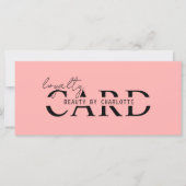 Modern, Salon, 10 - Loyaliteit Kaart (Voorkant)