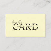 Modern, Salon, 10 - Loyaliteit Kaart (Voorkant)