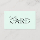 Modern, Salon, 10 - Loyaliteit Kaart (Voorkant)