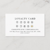 Modern, Salon,  10 - Loyaltykaart Informatiekaartje (Achterkant)