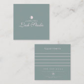 Modern Salon Beauty Eyelash Studio Afsprakenkaartje (Voorkant / Achterkant)