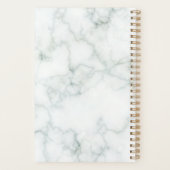 Modern Salon Beauty Scissor Gold Booking Business Planner (Achterkant)