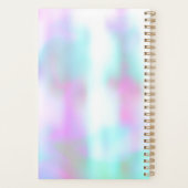 Modern Salon Beauty Scissor Gold Booking Hologram Planner (Achterkant)