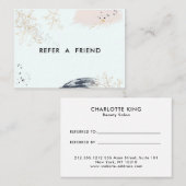 Modern Salon Discount Card Rabattkarte Kortingskaartje (Voorkant / Achterkant)