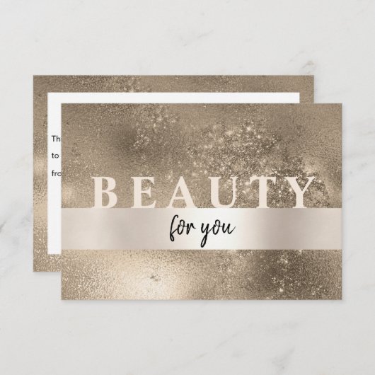 Modern Salon Gold (Voorkant / Achterkant)