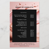 Modern, salon, make-up, schoonheidsfoto flyer (Voorkant)