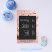 Modern, salon, make-up, schoonheidsfoto flyer (Enkel)