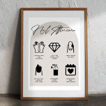 Modern Salon Nail Nail Nazorg Poster<br><div class="desc">Ons Nail Aftercare Poster is de perfecte aanvulling op uw salon of werkruimte. Ontworpen om essentiële nazorginstructies duidelijk te schetsen,  helpt het uw klanten om langdurige,  gezonde en mooie nagels te behouden na hun afspraak.</div>