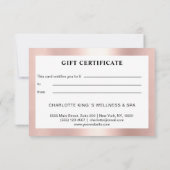 Modern Salon Rosegold (Achterkant)