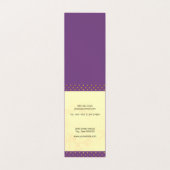 Modern Salon Tools Hair Specialist Polka Dots Visitekaartje (Binnenkant ongevouwen)