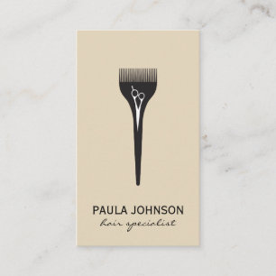 Modern Salon Tools Hair Specialist Visitekaartje