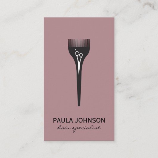 Modern Salon Tools Hair Specialist Visitekaartje (Voorkant)