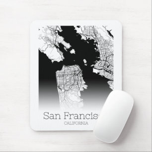 Modern San Francisco City Map Muismat