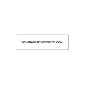 Modern Sans Serif e-mailadres Zelfinktende Stempel (Design)