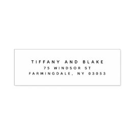 Modern Sans Serif retouradres Zelfinktstempel Zelfinktende Stempel