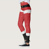 Modern Santa Mrs Claus Costume Cute Fun Kerstmis Leggings (Links)