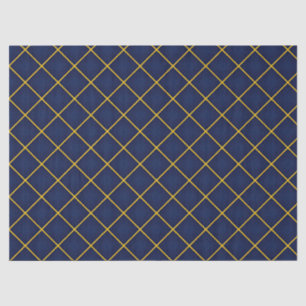 Modern Sapphire Collectie Dark Indigo and Gold Tissuepapier