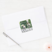 Modern Save the Date Aangepaste Stickers (Envelop)