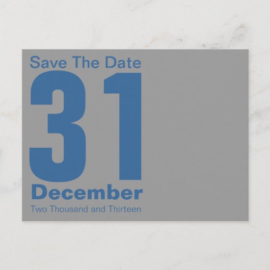 Modern Save the Date Briefkaart (Voorkant)