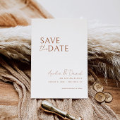 Modern Save the Date Kaart Sjabloon