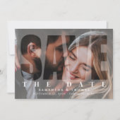 Modern Save the Date Wedding Photo (Voorkant)