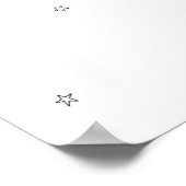 Modern scandi moon maakt kinderspel poster (Hoek)