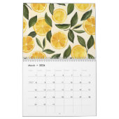Modern Scandinavian Floral Fruit | Folk Art Wall Kalender (Mar 2026)
