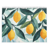 Modern Scandinavian Floral Fruit | Folk Art Wall Kalender (Hoes)
