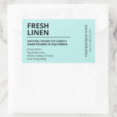 Modern Scent Blue Soy Candle Labels (Tas)