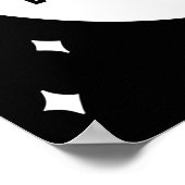 Modern schandi Laat je dromen gebeuren Nursery Poster (Hoek)