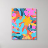 Modern schattig Abstract kleurrijk Artistiek Canvas Afdruk (Voorkant)